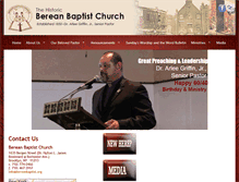 Tablet Screenshot of bereanbaptist.org